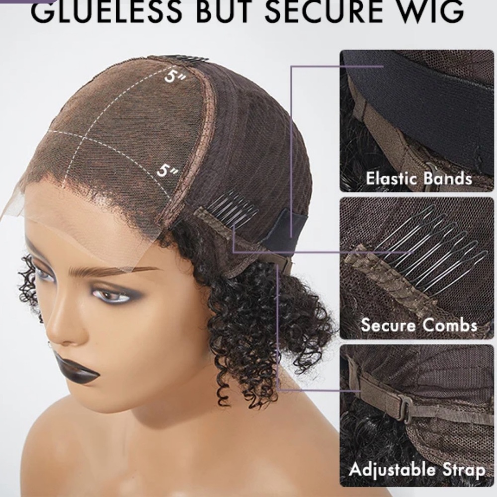 LUVME Gorgeous 5x5 Lace Glueless Loose Wave Dark Brown/Black Wig **NEW** - Picture 6 of 12